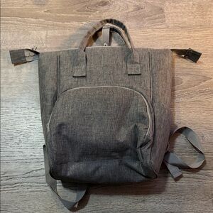 Elegant Gray Women's Insulated Backpack
